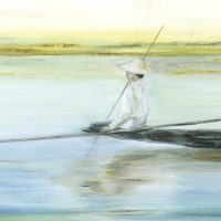 Fishing on Inle Lake | 406mm x 508mm | £105 (unframed)