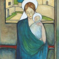 Madonna and Child | 406mm x 406mm | £105.00 (unframed)