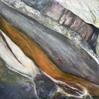 Black Rock I | 500mm X 500mm | £385 (framed)