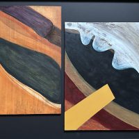 Black Rock I & II | 400mm X 580mm | £385 (framed)